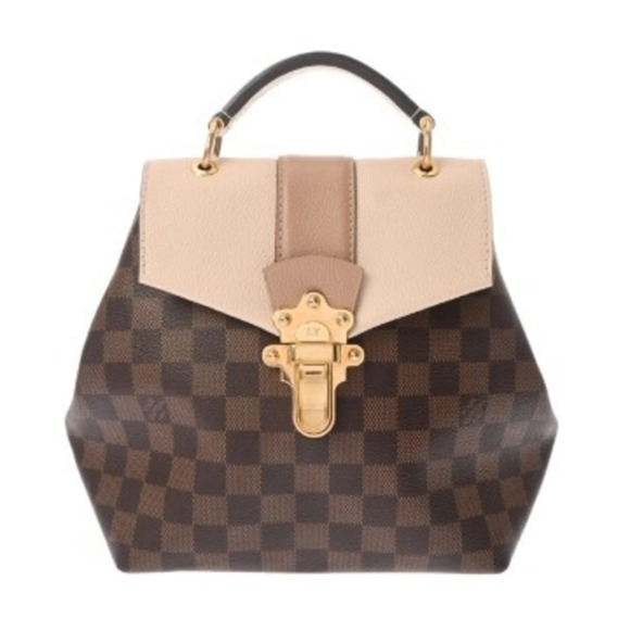 LOUIS VUITTON Authentic Brown Damier Canvas Backpack
